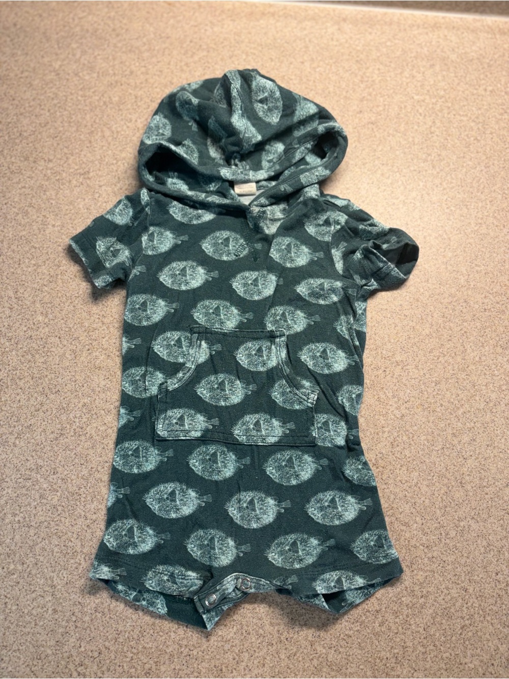 Kate Quinn summer romper with hood